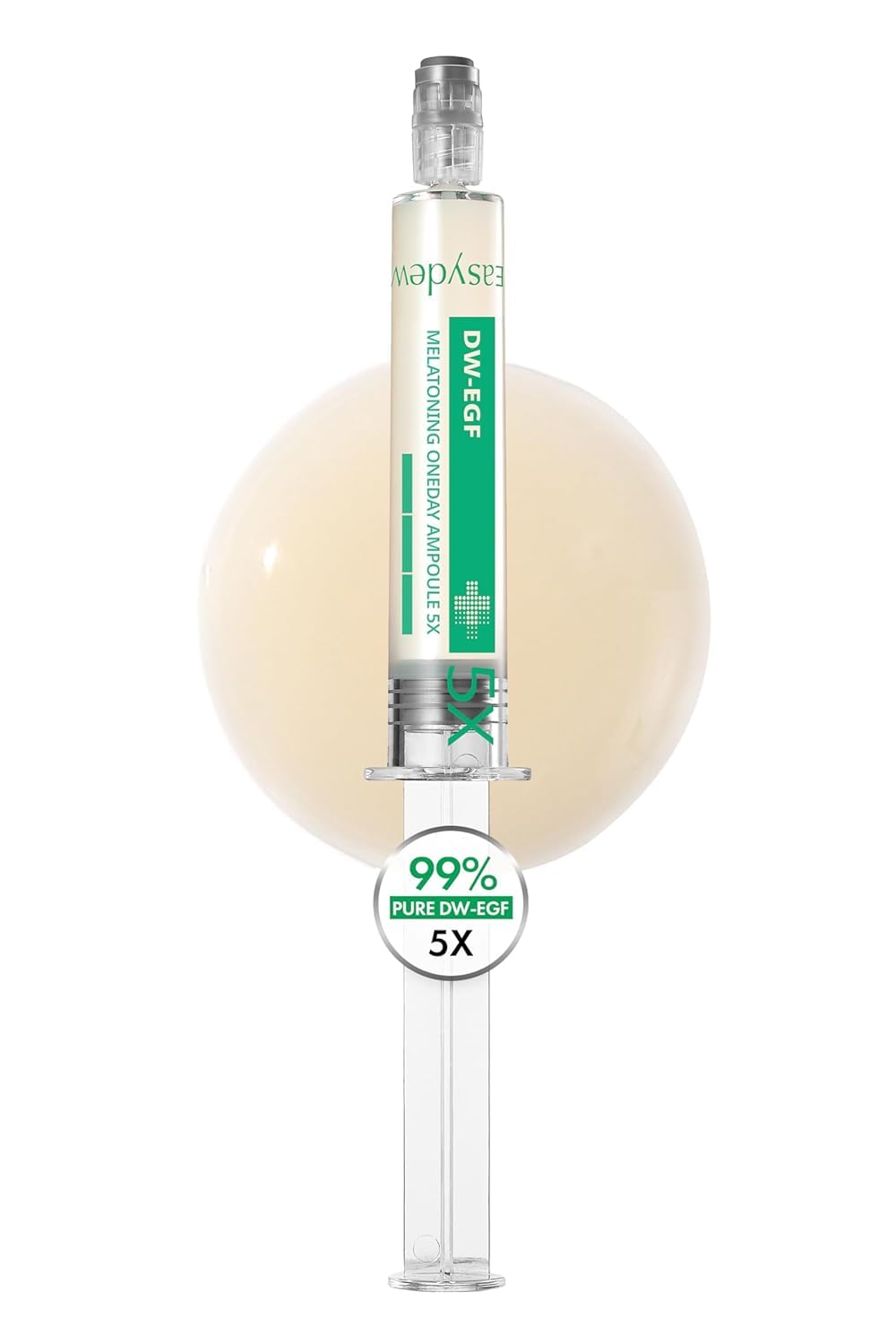 Easydew DW-EGF Melatoning Ampoule pump bottle for precise, waste-free dispensing.
