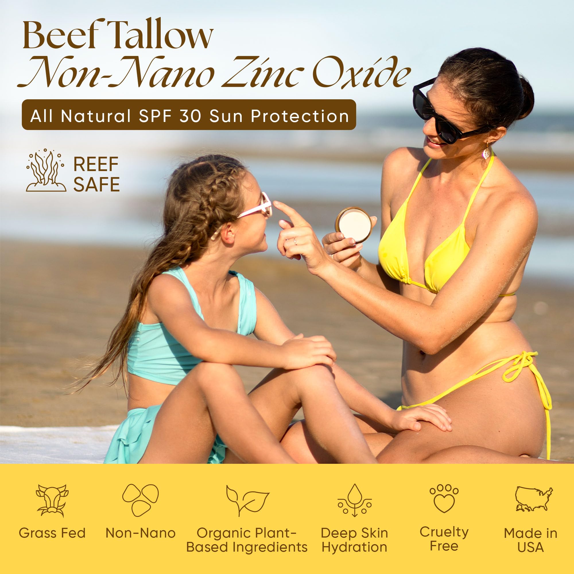 Eat My Face shea butter sea buckthorn oil blend hydrates and nourishes sensitive skin.