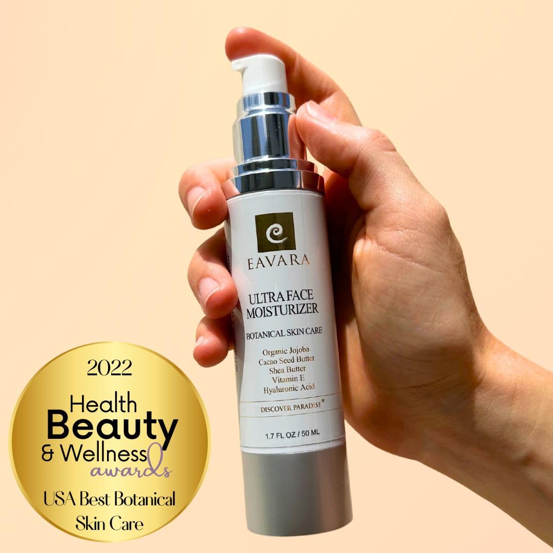 Eavara cream texture close-up shows a silky, lightweight formula for easy absorption.