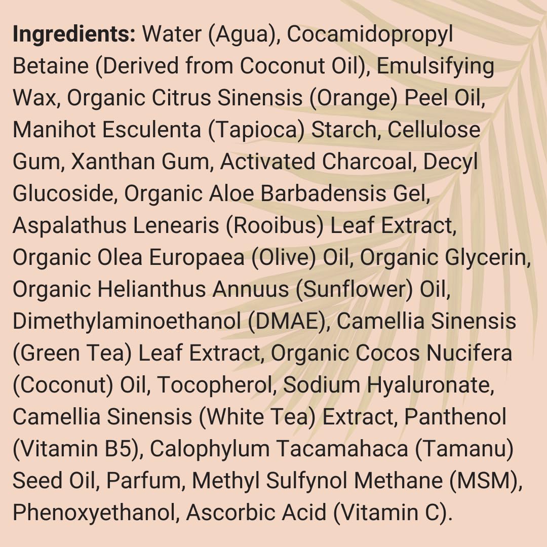 Eavara Organic Face Wash fresh skin close-up conveys cleanliness and glow.