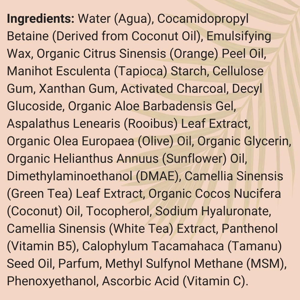 Eavara Organic Face Wash fresh skin close-up conveys cleanliness and glow.