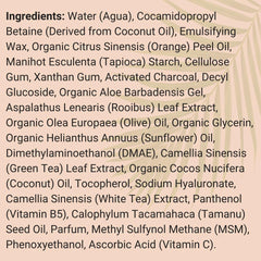 Eavara Organic Face Wash fresh skin close-up conveys cleanliness and glow.