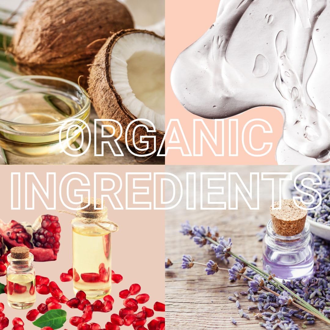 Eavara organic pomegranate and hemp seed oils provide plant-based nourishment.