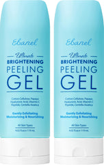 Ebanel Brightening Peeling Gel bottle front showing gentle exfoliation for smoother, radiant skin.