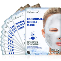 Ebanel carbonated bubble mask front view for a refreshing pore cleanse