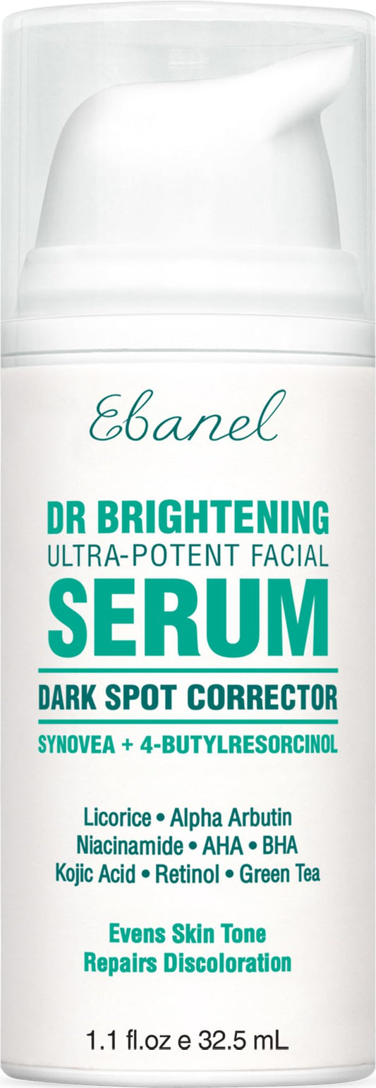Ebanel dark-spot remover bottle-front showing premium packaging for brighter, more even skin.