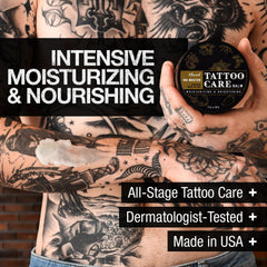 Ebanel Ink Master Tattoo Balm ingredients and texture close-up.