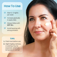 Ebanel Retinol Cream image referencing USA facility and safety standards