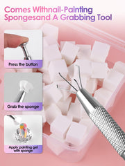EBANKU grabbing pen helps locate and lift gel for easy artwork.