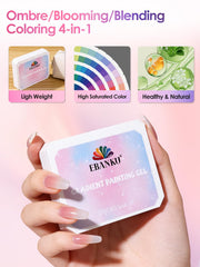 EBANKU moon-star glitter grids add sparkle to nail designs.
