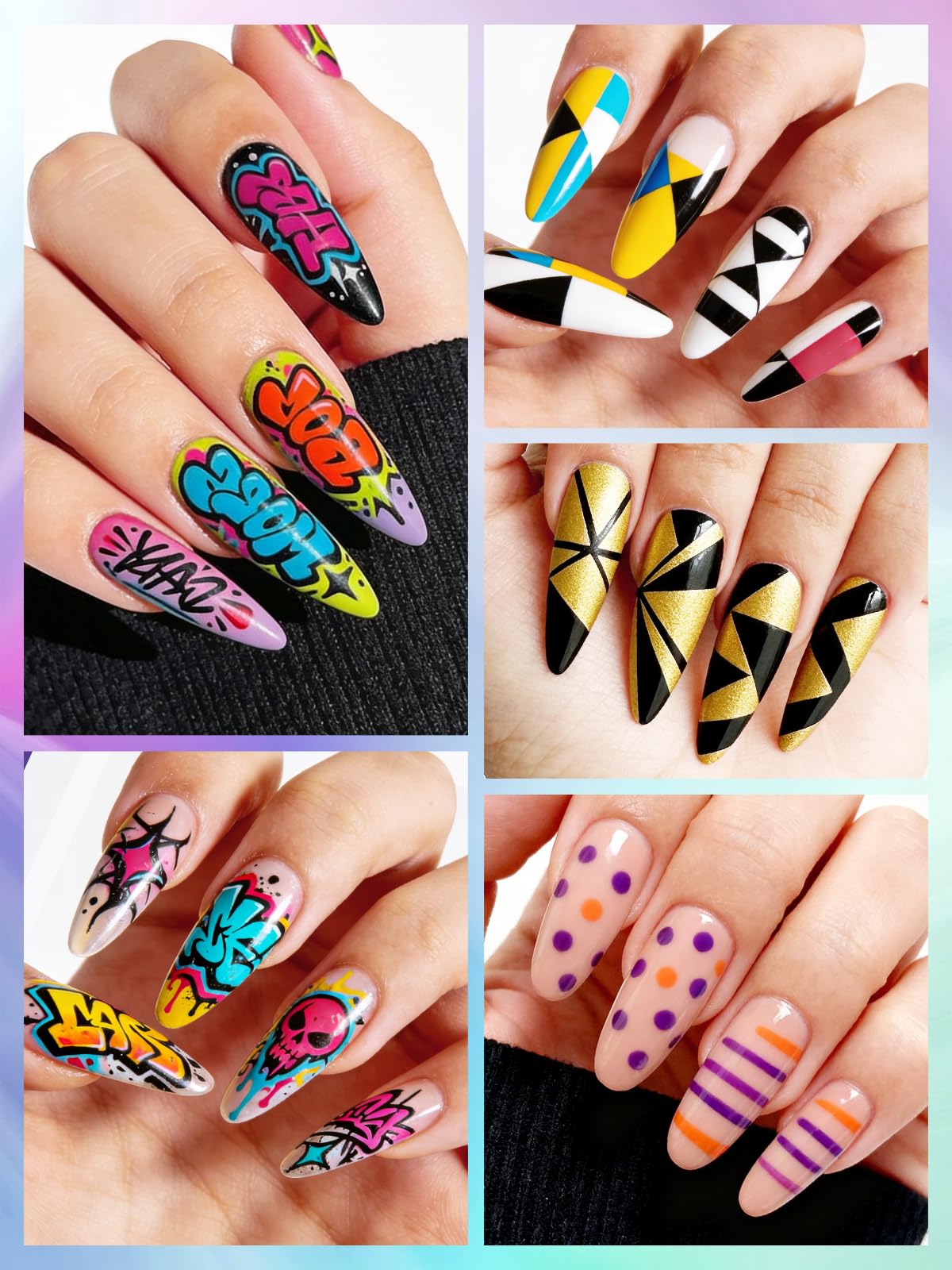 EBANKU portable nail art tools for on-the-go touch-ups and creativity