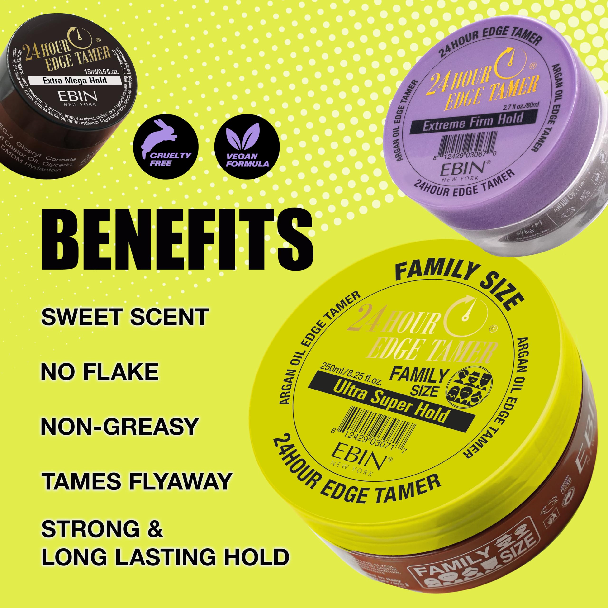 EBIN NEW YORK edge tamer yielding a sleek finish and defined edges