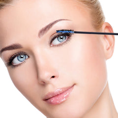 EBOOT mascara wand pink head for soft lash grooming on the go.