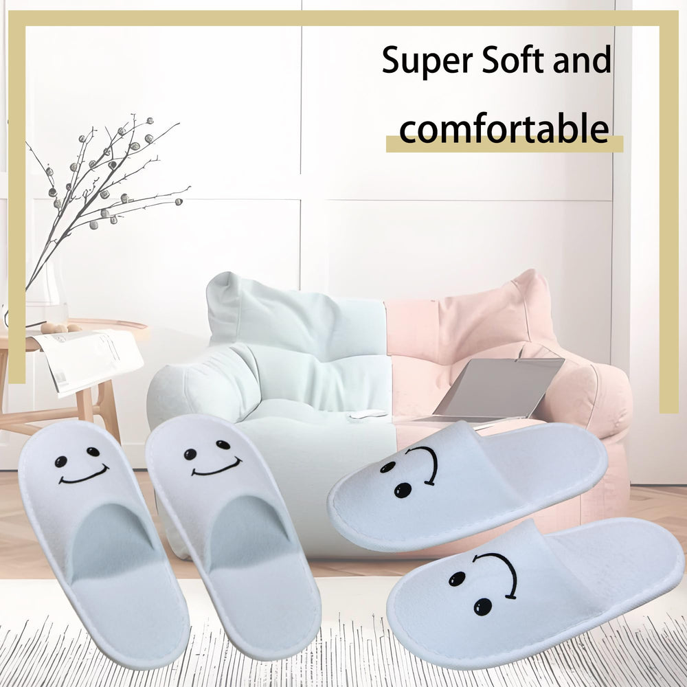 ECEOCC bulk-pack slippers offer convenient six-pair sets for parties