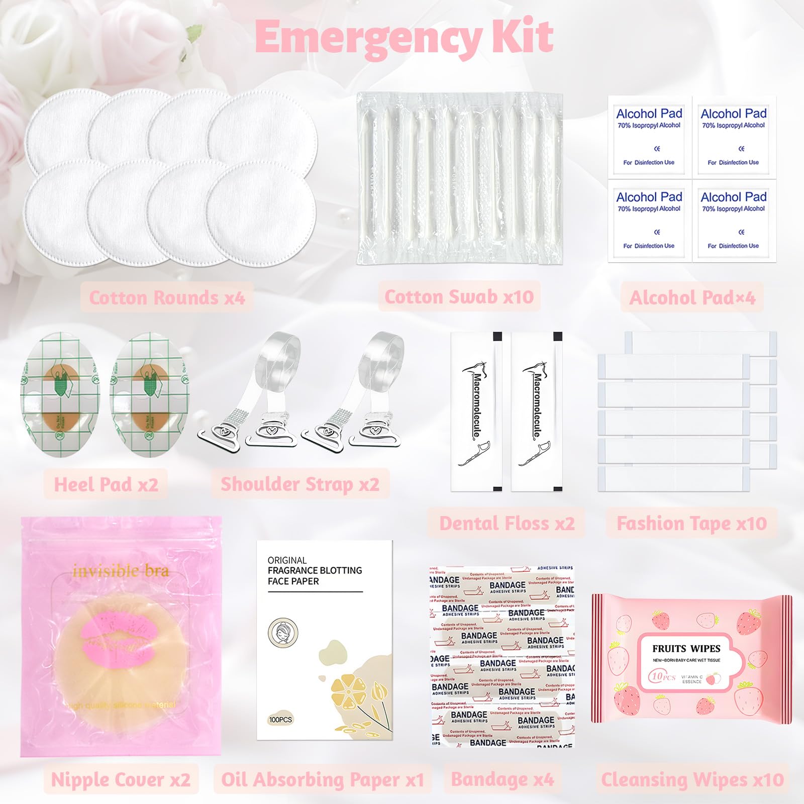 Eclatbox daily use kit supports quick fixes with a stylish pink design.