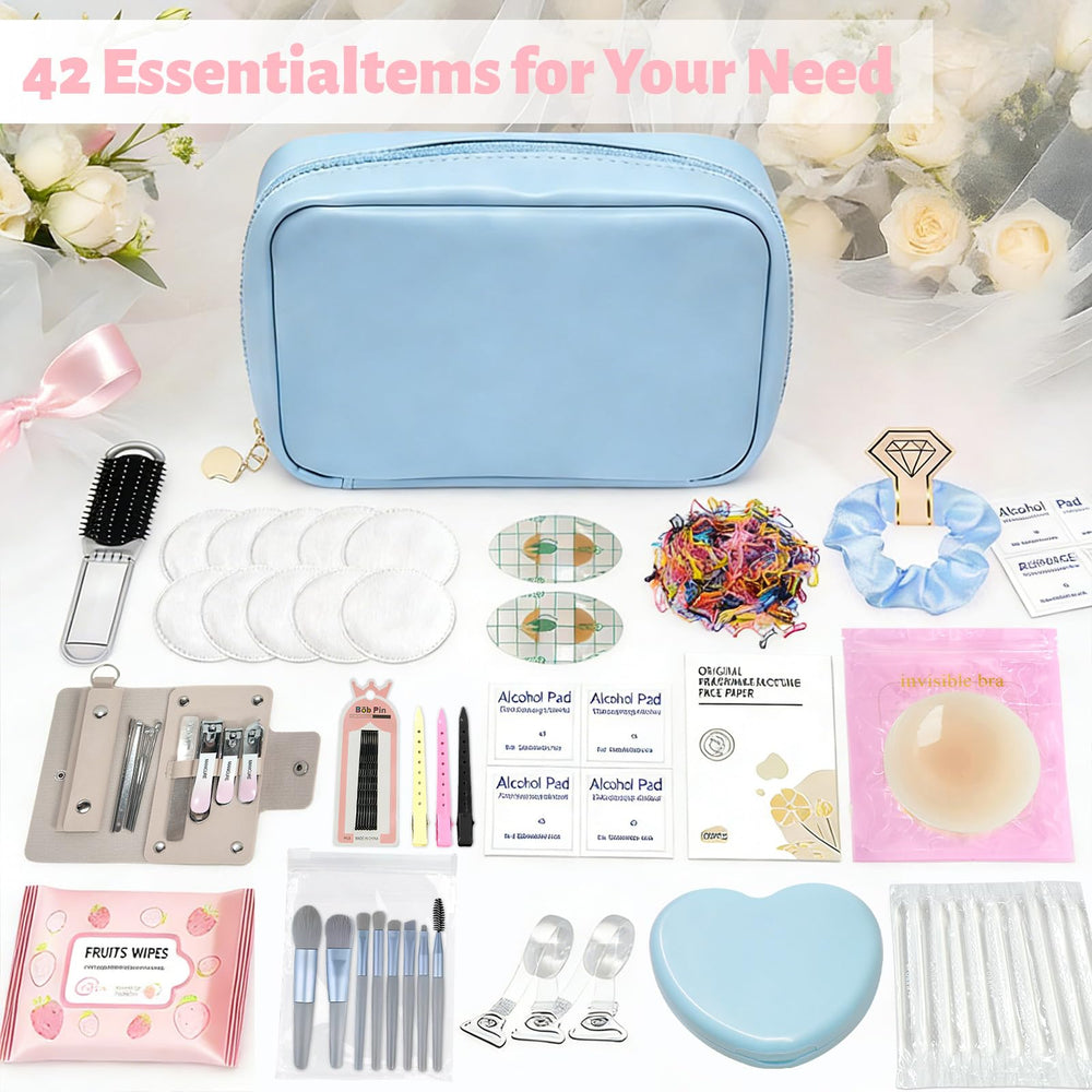 Eclatbox bridal emergency kit makeup brush set ready for quick touch-ups