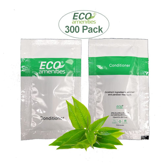 Eco-friendly bulk pack of 300 travel sachets for hospitality restocking
