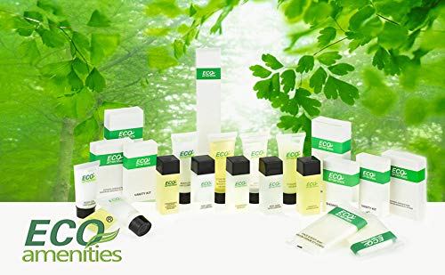 Biodegradable tubes from Eco Amenities reduce waste in hotel toiletries.
