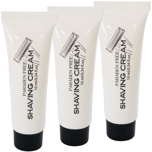 ECO amenities bulk shaving cream 10ml tube-sealed, ideal for hotel guest amenities