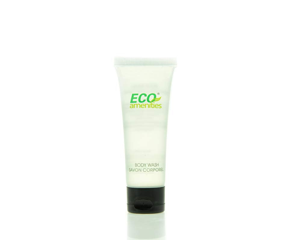Eco Amenities flip-cap tubes for convenient guest use.