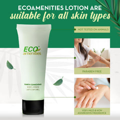 Eco Amenities green tea scented lotion provides refreshing unisex hydration.