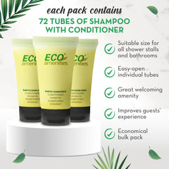 Green tea scented shampoo and conditioner offering a mild cleanse for all hair types