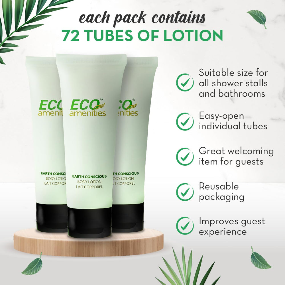 Eco Amenities bulk lotion donation gift-pack suitable for care packages