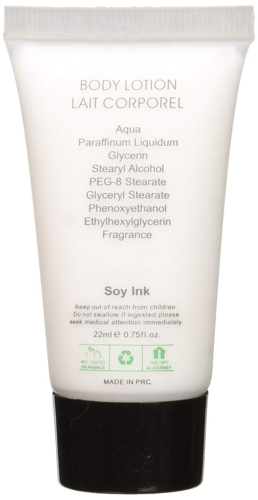 Eco Amenities 288-pack mini lotion tubes suitable for hotels, Airbnbs, and gyms.