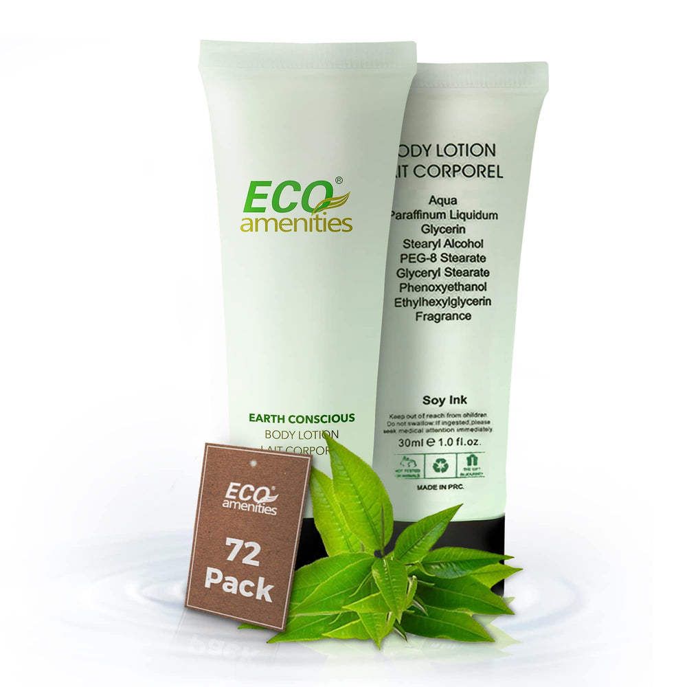 Eco Amenities transparent tube flip-cap 30ml bottle for travel comfort