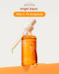 Angel Aqua Vita C 7% Ampoule dropper close-up showing precise application