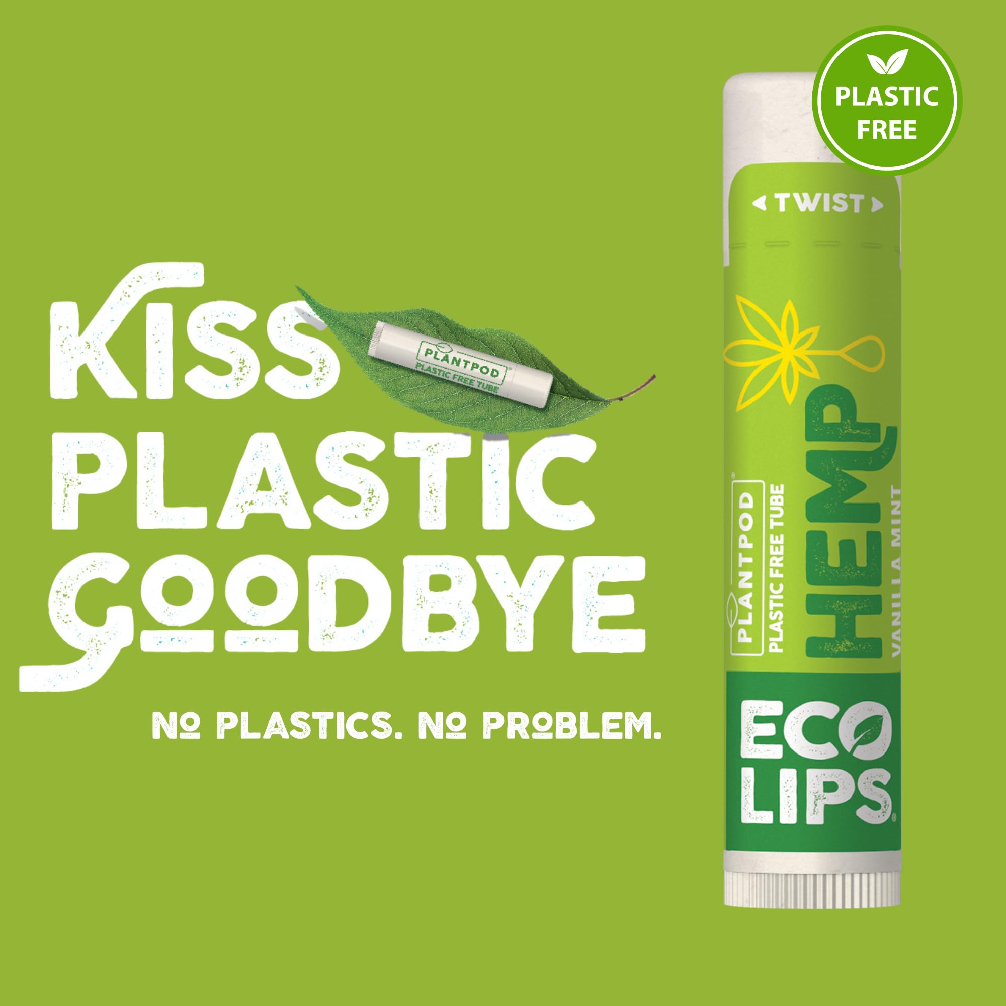 Eco Lips 6-pack packaging suggesting convenient lip care solution.