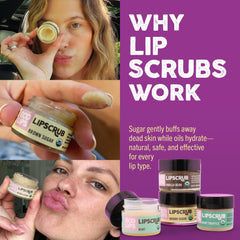 Eco Lips Application Shot: simple lip scrubbing to prep lips