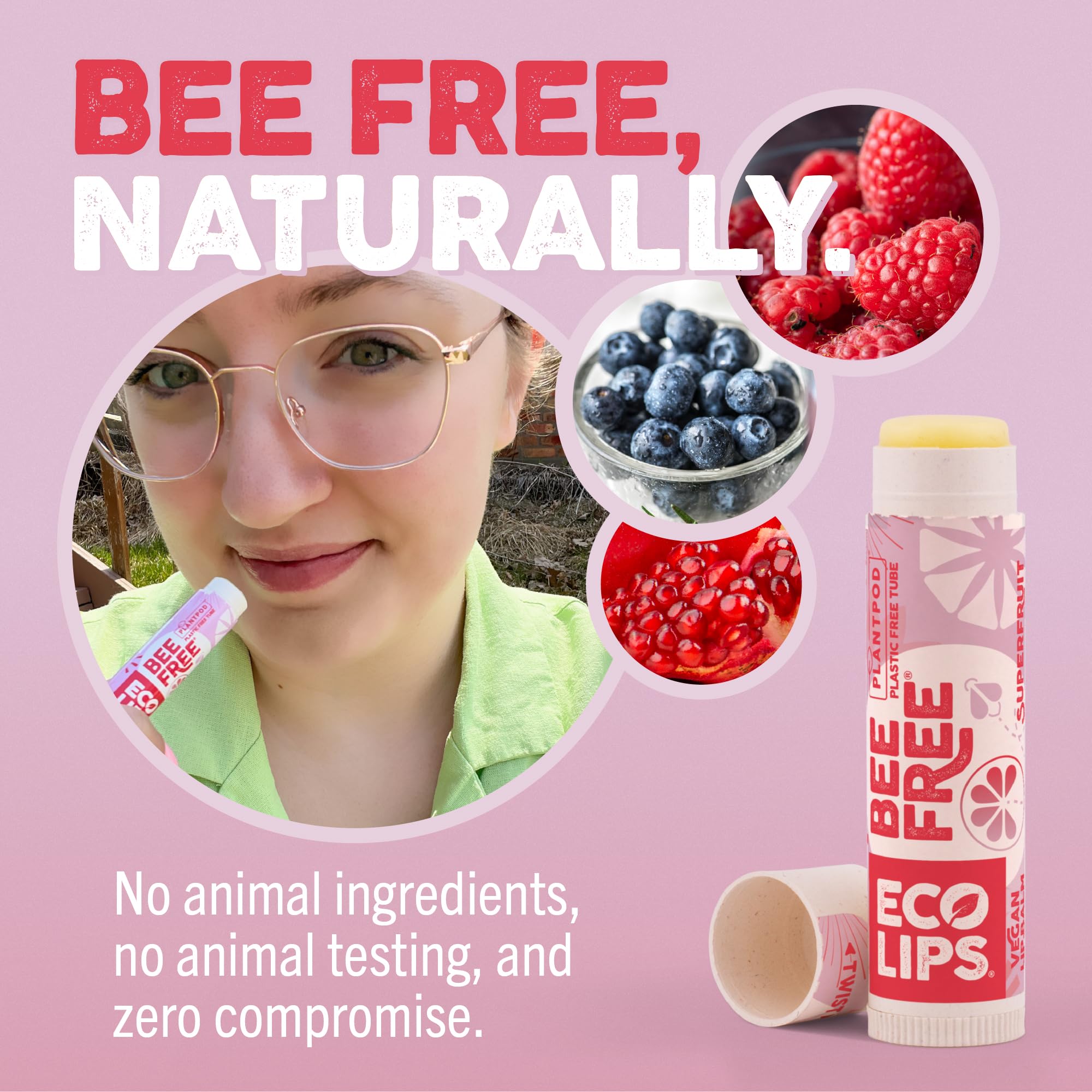 Made in USA stamp confirms local production by Eco Lips.