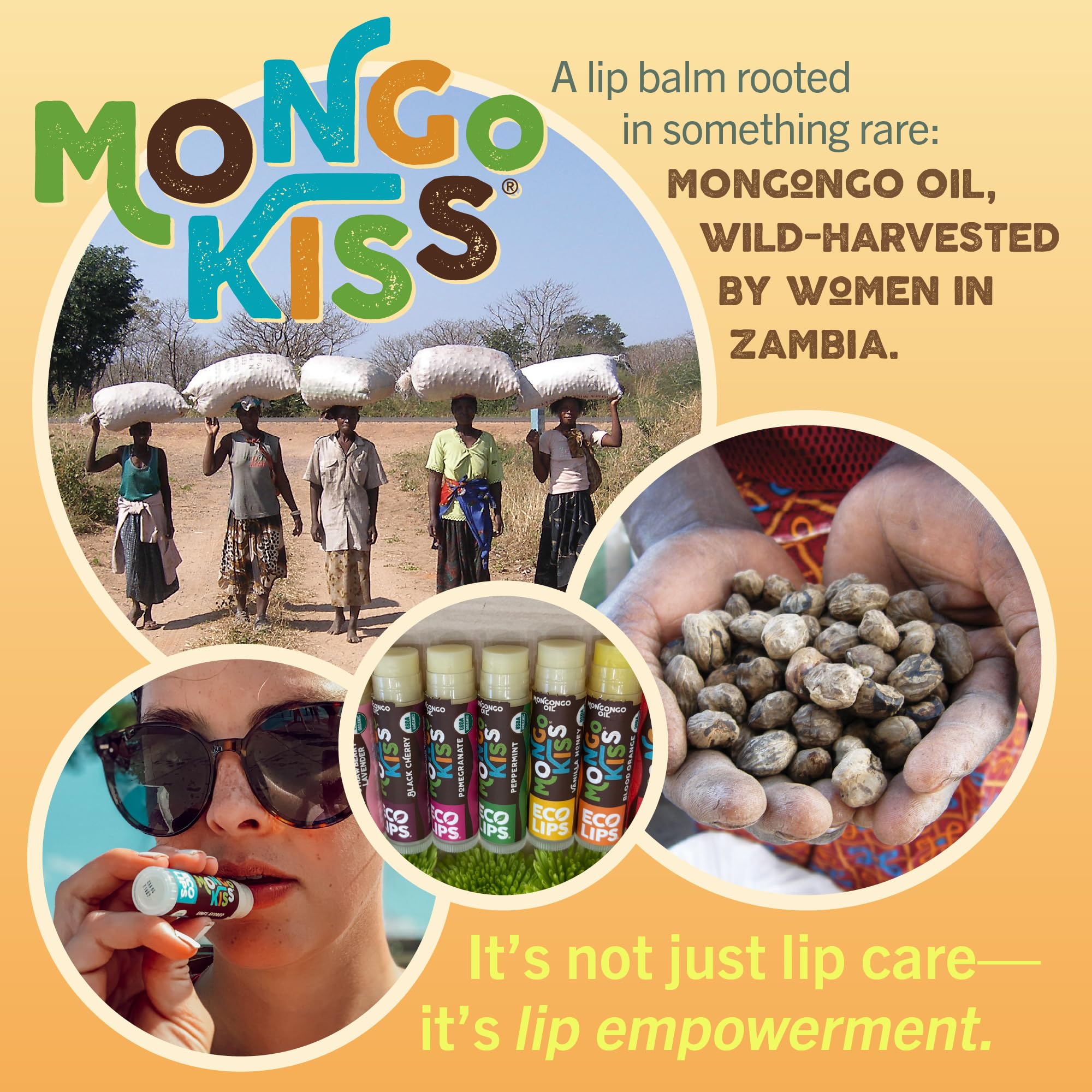 Eco Lips Mongo Kiss Leaping Bunny cruelty-free certification mark.