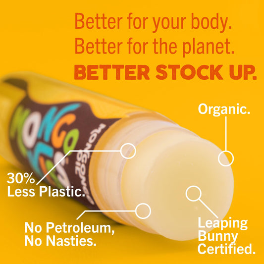 Eco Lips Mongo Kiss gift box ready for gifting.