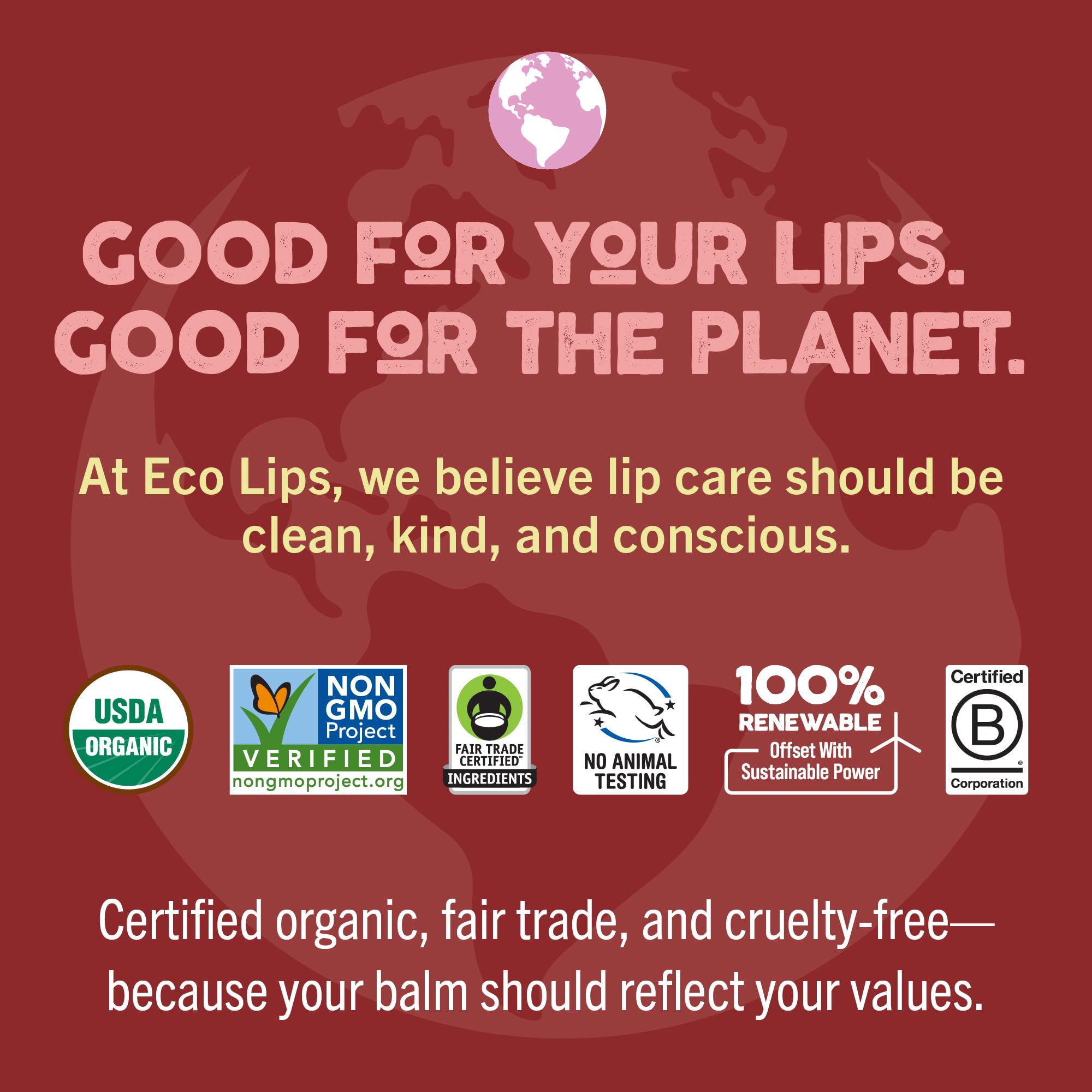 Eco Lips Olive Oil Texture: moisturizing slip after exfoliation