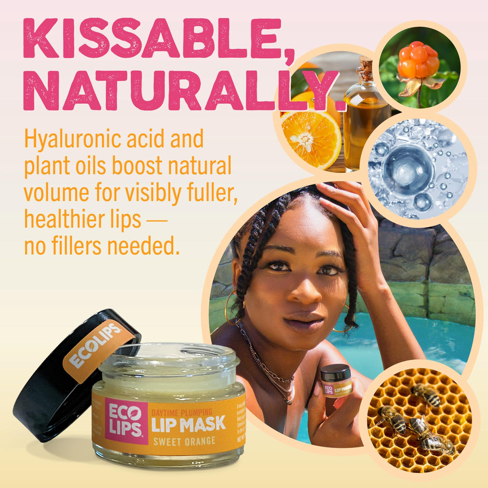 Eco Lips application scene illustrating smooth, easy lip conditioning