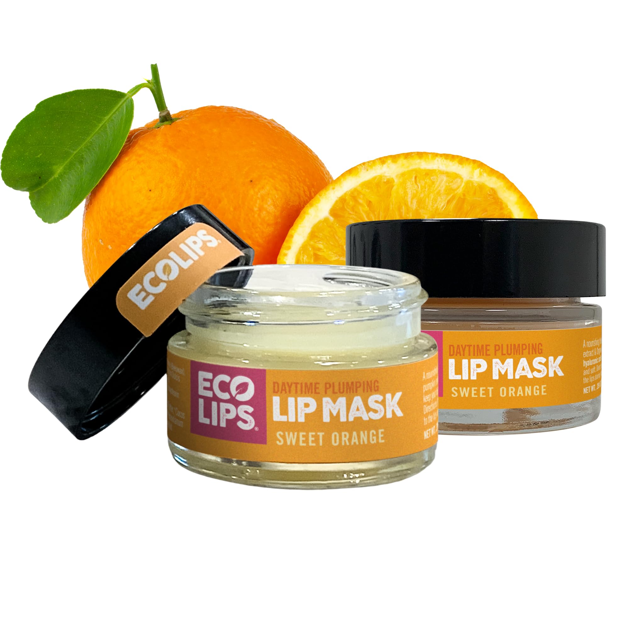 Eco Lips packaging shows a natural, USA-made lip care solution for daily moisture