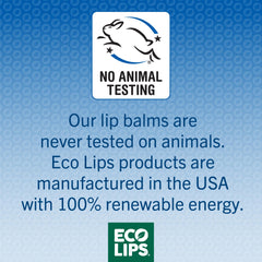 Eco Lips pocket-sized tube fits in a bag for on-the-go care