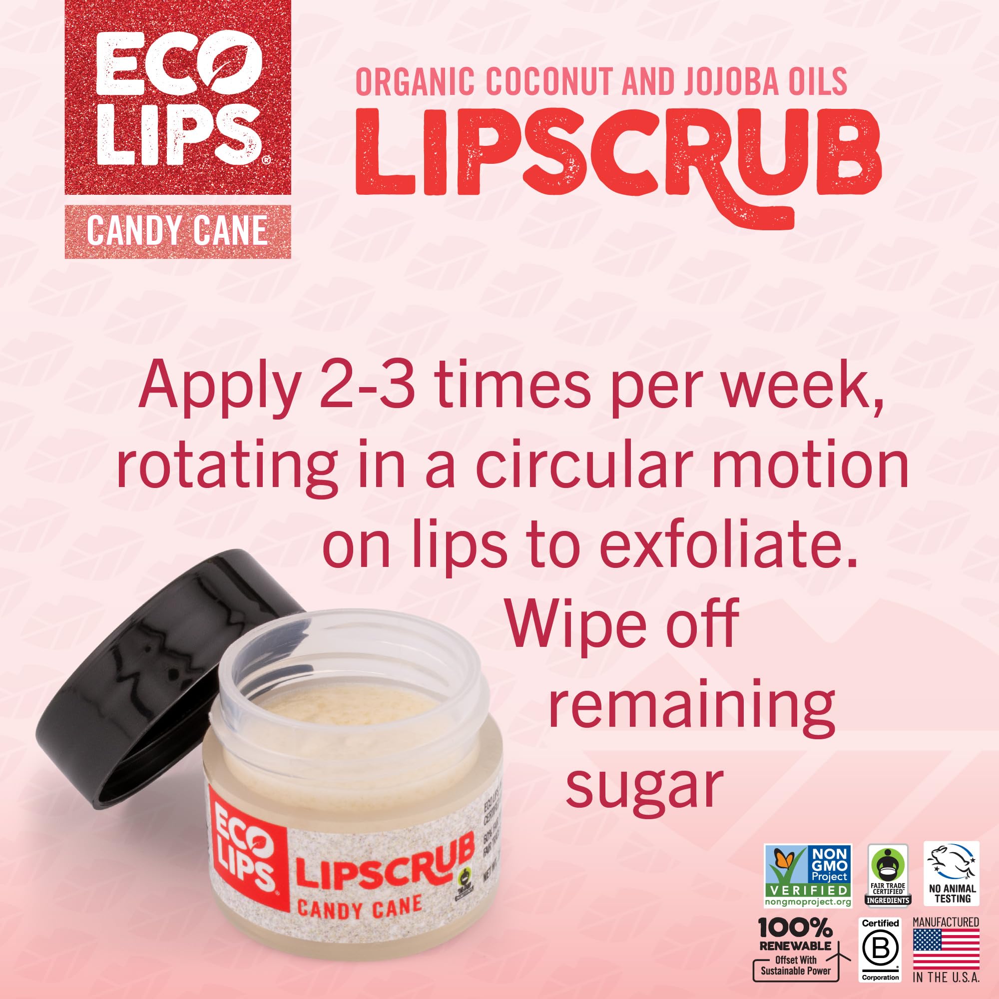 Eco Lips lip mask texture close-up showing creamy hydration