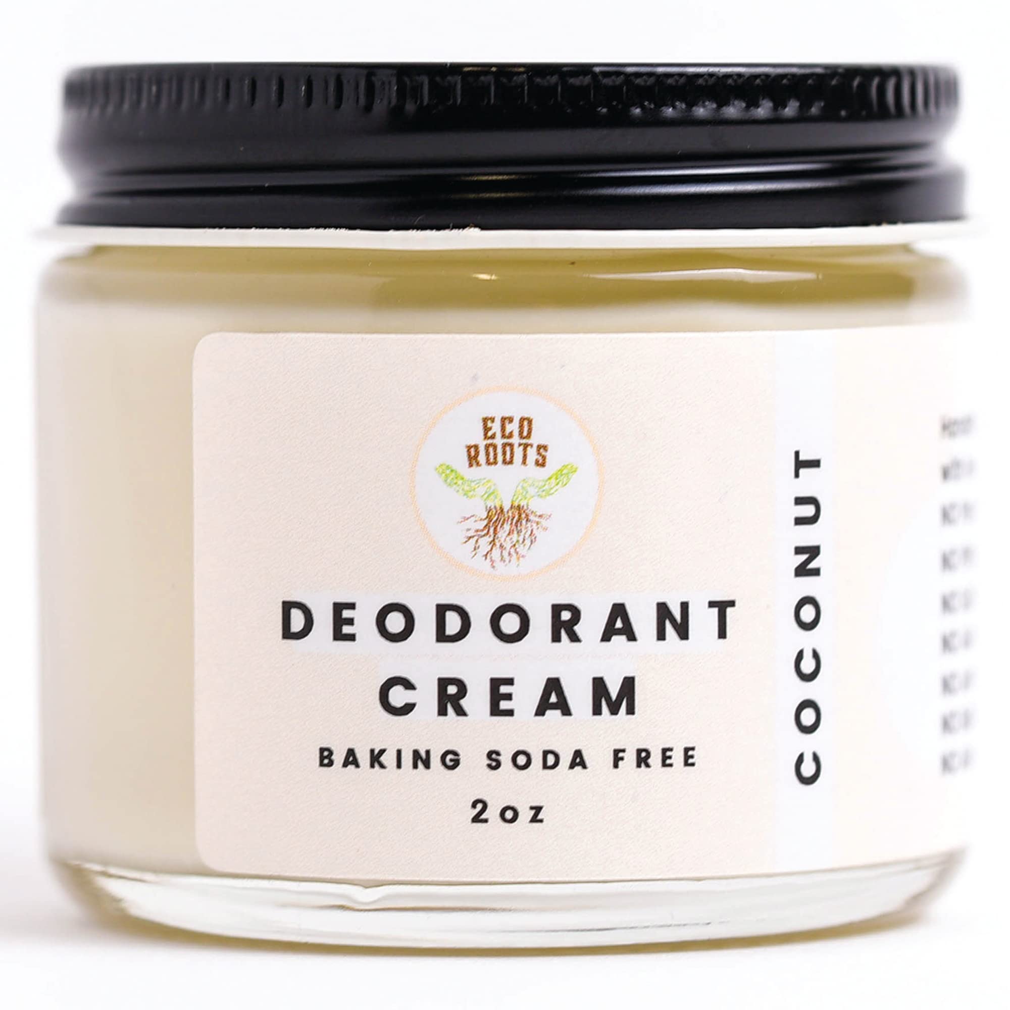 ECO ROOTS deodorant cream texture for smooth, creamy application.