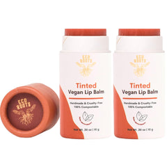Plastic-free lip balm tube from ECO ROOTS for everyday routine.