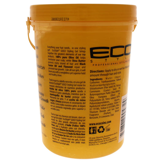 Eco Style Ecoco Gel on hair demonstrates moisture and radiant shine