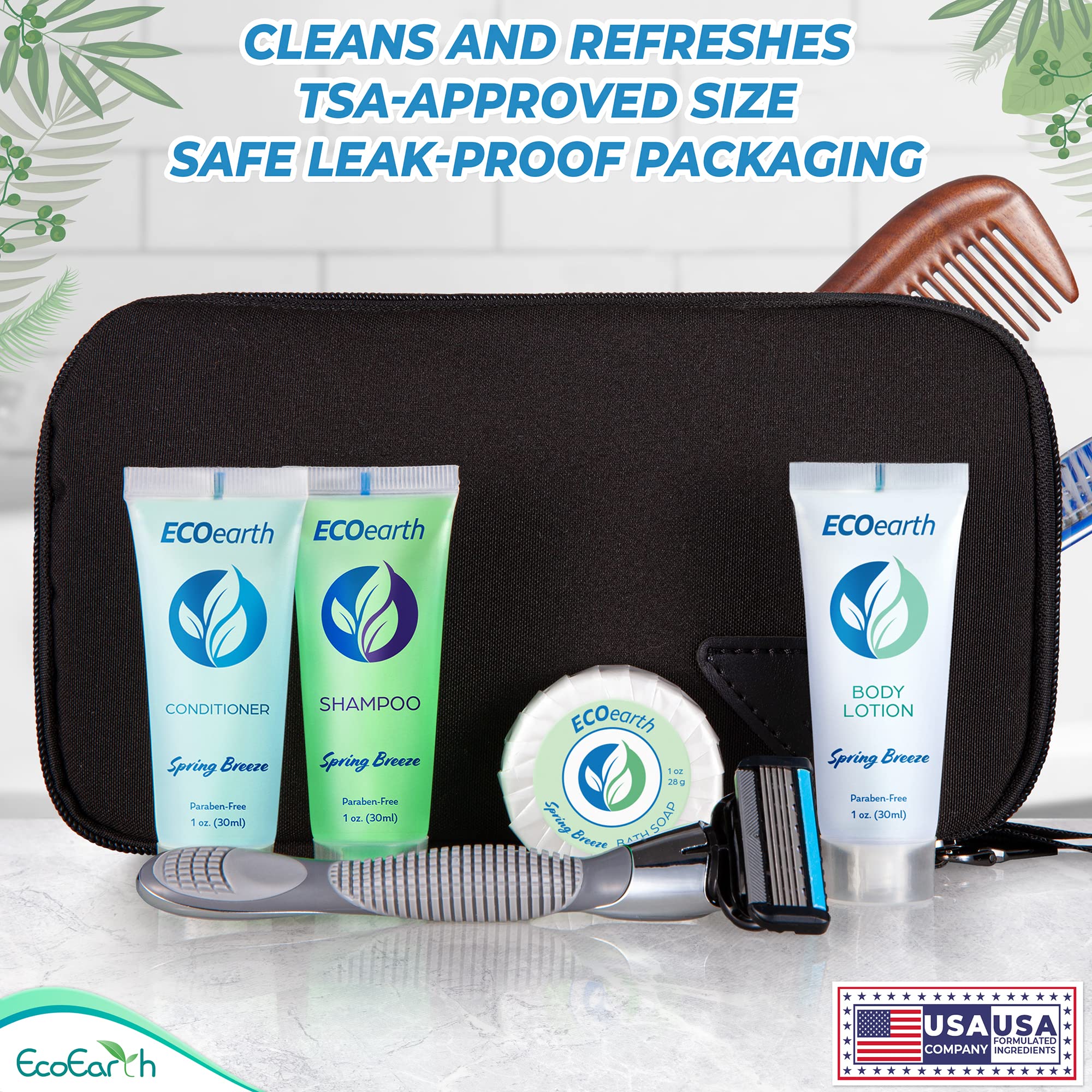 EcoEarth lotion applied to hand for quick skin nourishment after shower.