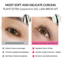 ECOFAN Lash Lift Kit packaging image highlighting natural ingredients.