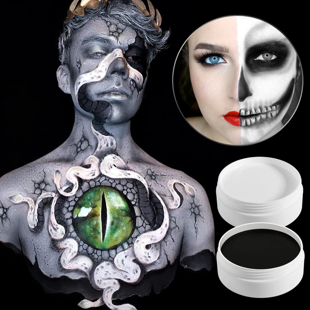 Ecofavor stage-ready makeup look demonstrates full coverage and bold contrast.