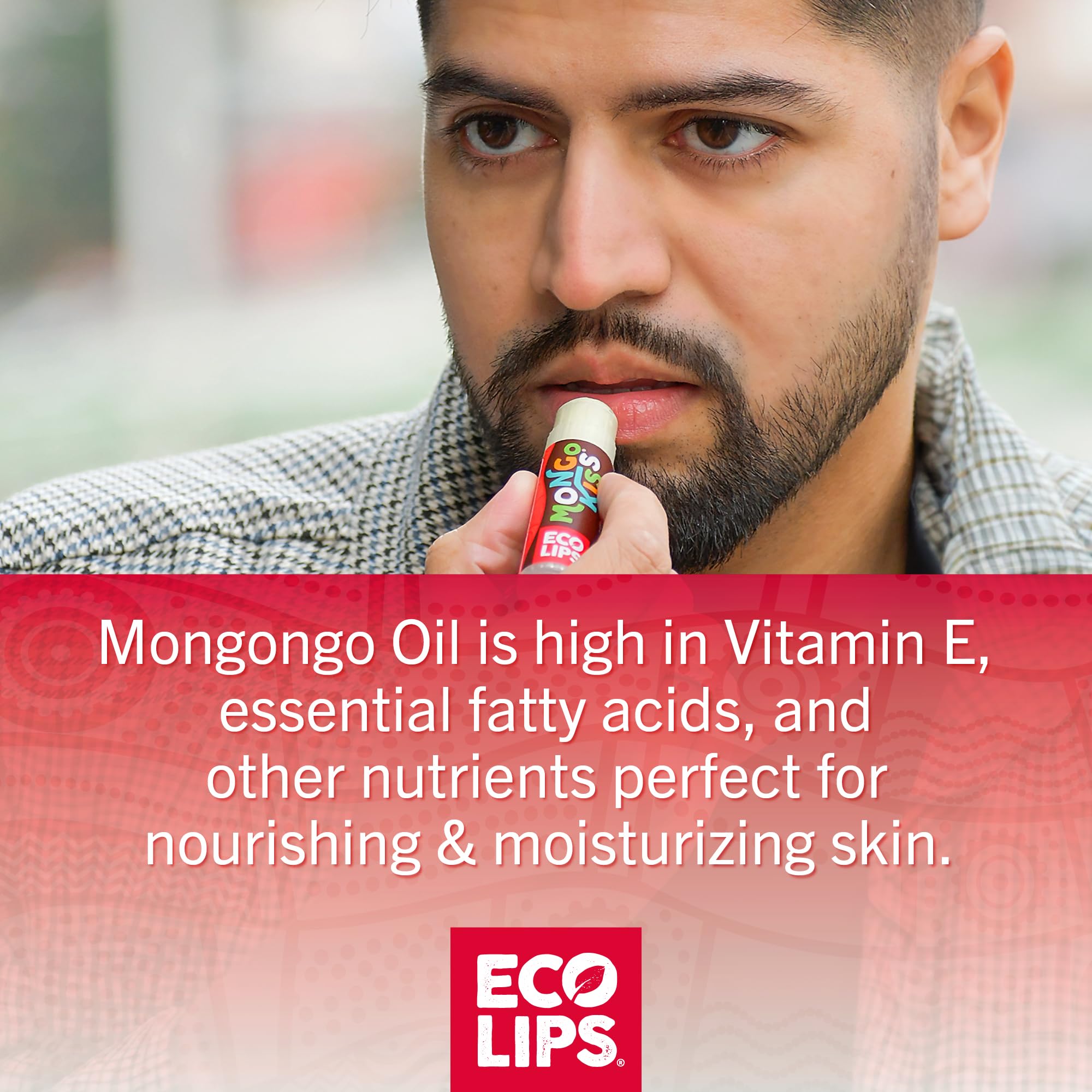 Eco Lips Mongo Kiss 6-pack box shown for convenient multi-tube use