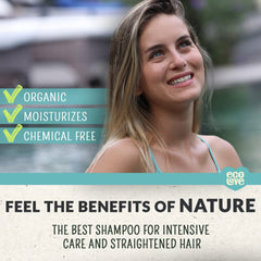 ecoLove Moroccan oil extract visual highlights hydration and shine for hair
