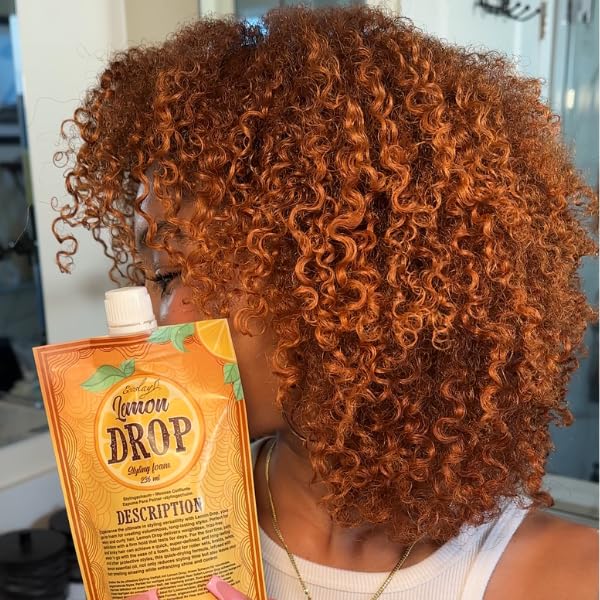 Ecoslay Lemon Drop Styling Foam dispense showing even distribution for smooth styling