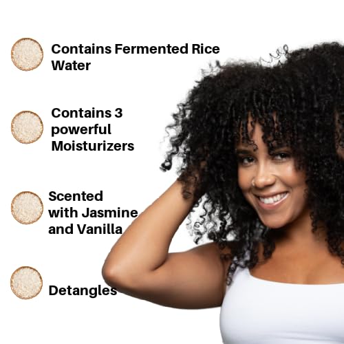 Close-up of Ecoslay leave-in cream texture for frizz control.